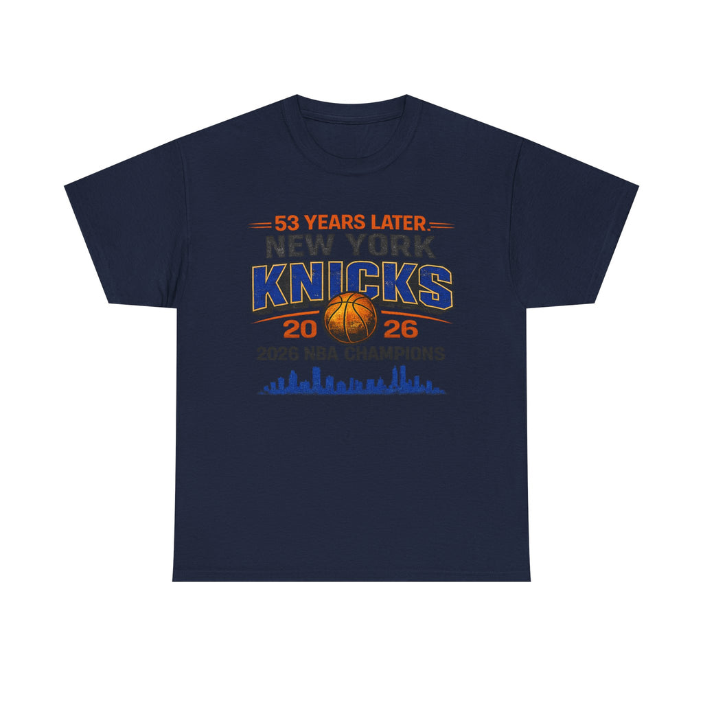 53 Years Later Shirt | New York Knicks 2026 Champions Basketball Tee