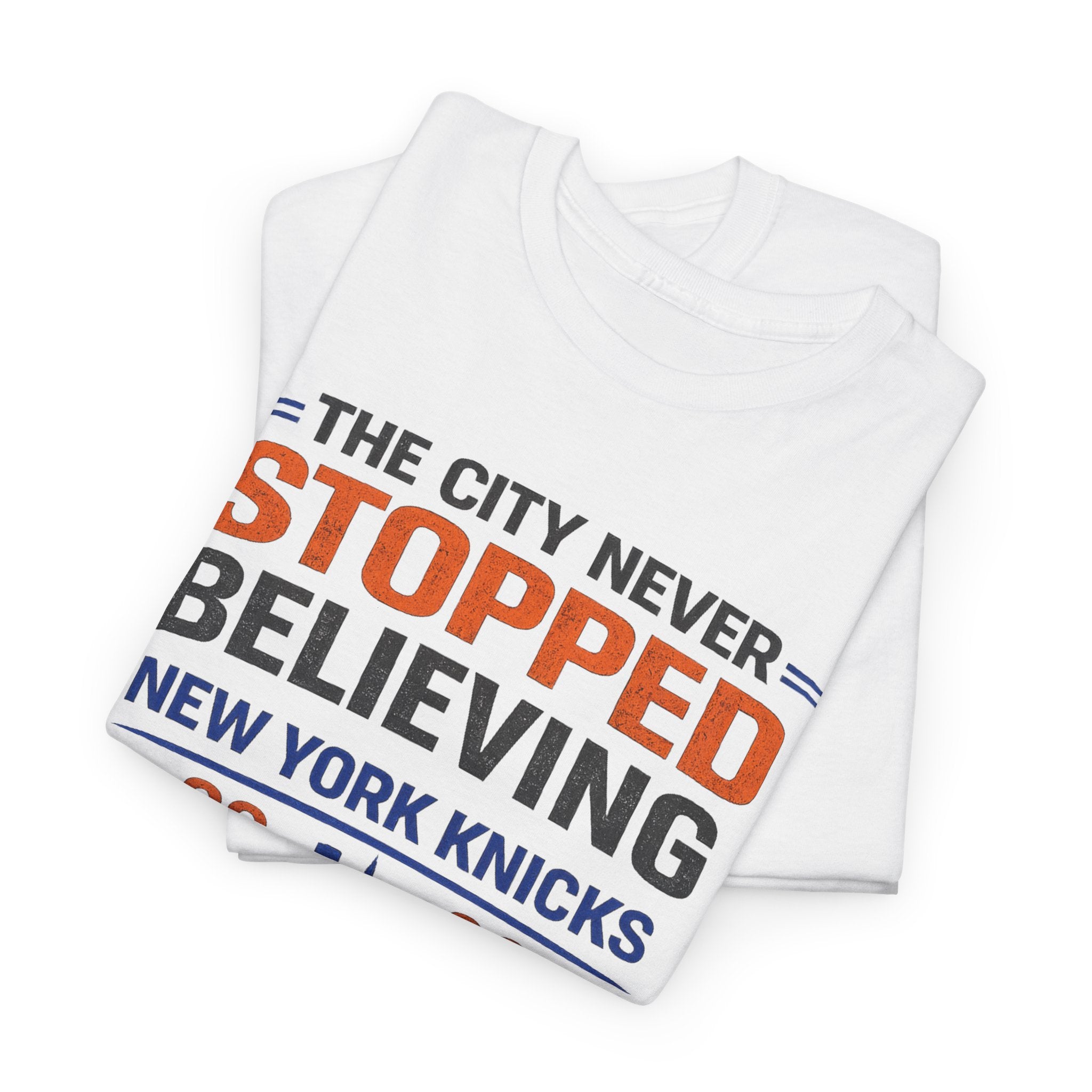 New York Knicks 2026 NBA Champions T-Shirt — The City Never Stopped Believing Tee